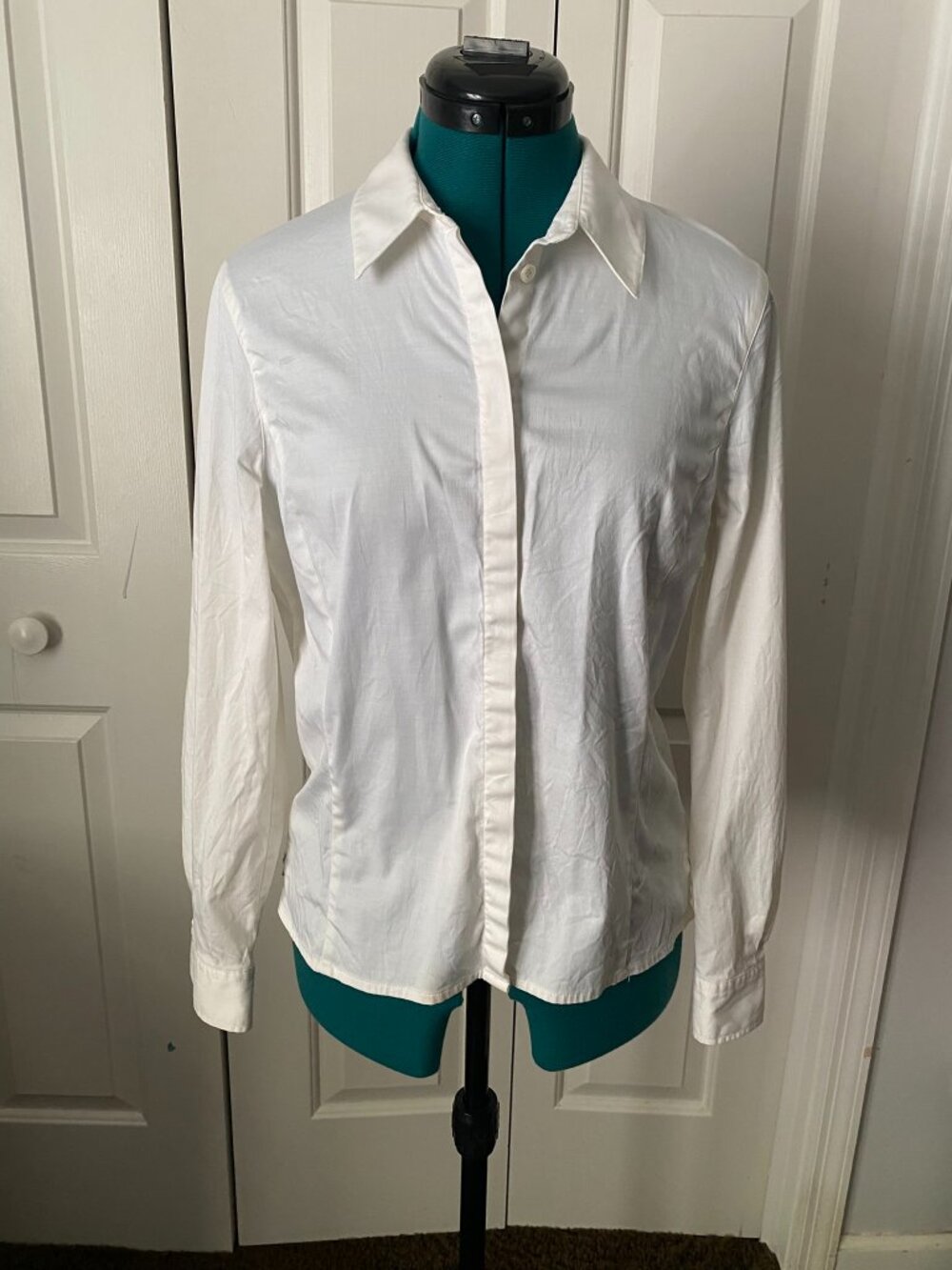 Jaeger Cotton Button-Down Shirt - Made in Great Britain